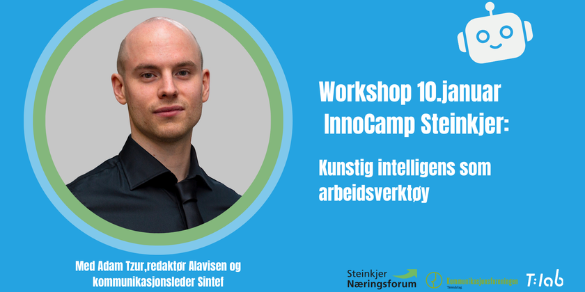 Workshop; kunstig intelligens som arbeidsverktøy